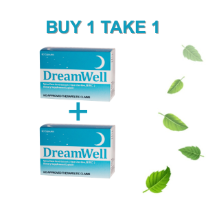 DreamWell Natural Herbal Dietary Capsules, Sleeping Aid (Non-Melatonin)